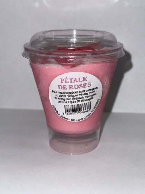 Verrine petal de rose