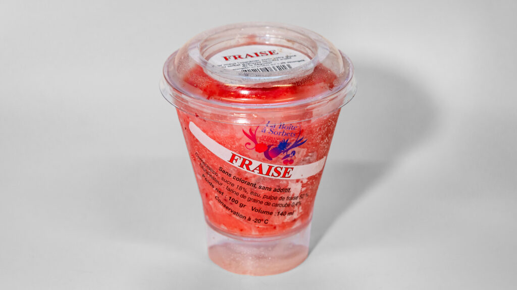 Nos produits : Verrine fraise